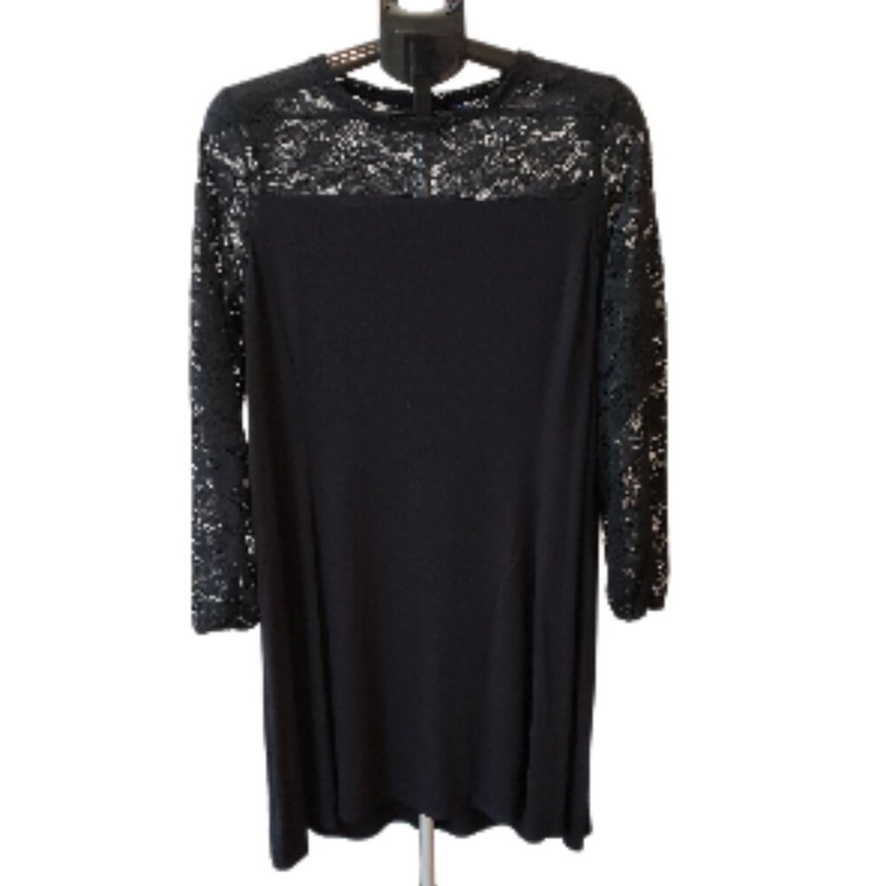 APT.9 Black dress w/Lace, Size:  XL